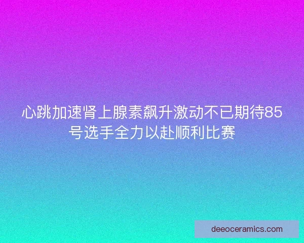 心跳加速肾上腺素飙升激动不已期待85号选手全力以赴顺利比赛