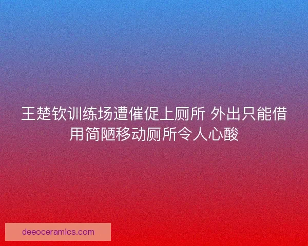 王楚钦训练场遭催促上厕所 外出只能借用简陋移动厕所令人心酸